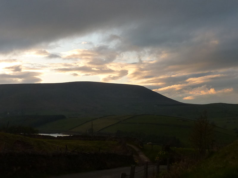 Pendle Sunset